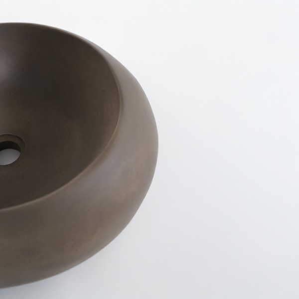 Betonwaschbecken rund - Naturfarbe - Concrete Essence