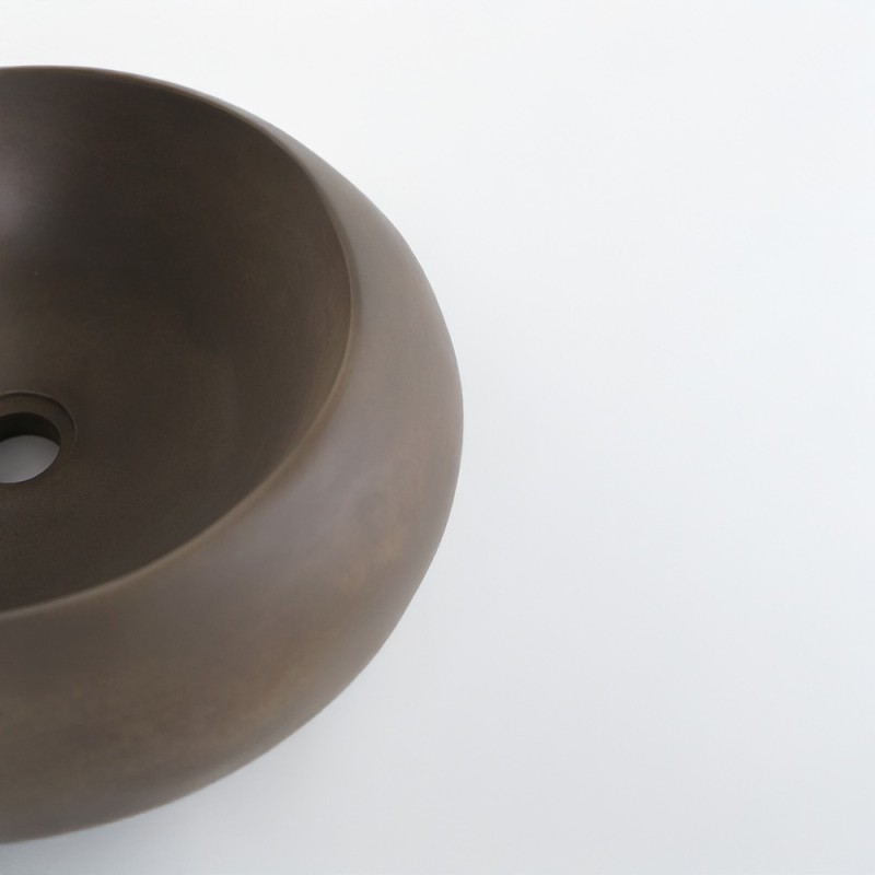 Betonwaschbecken rund - Naturfarbe - Concrete Essence