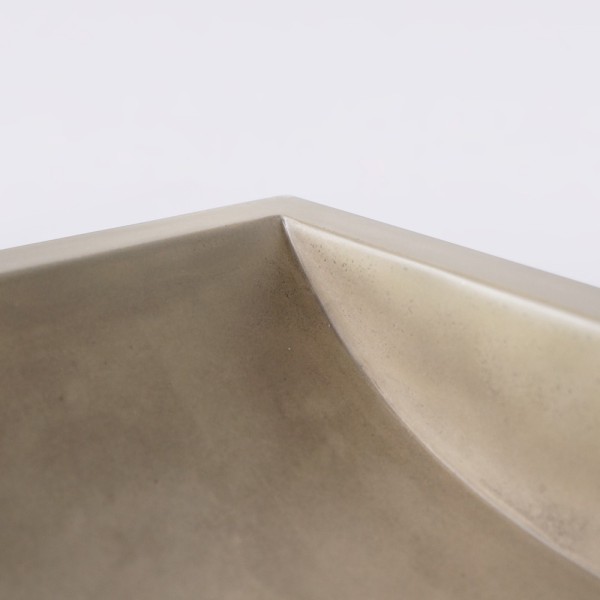 Betonwaschbecken rechteckig - Naturfarbe - Pure Cast