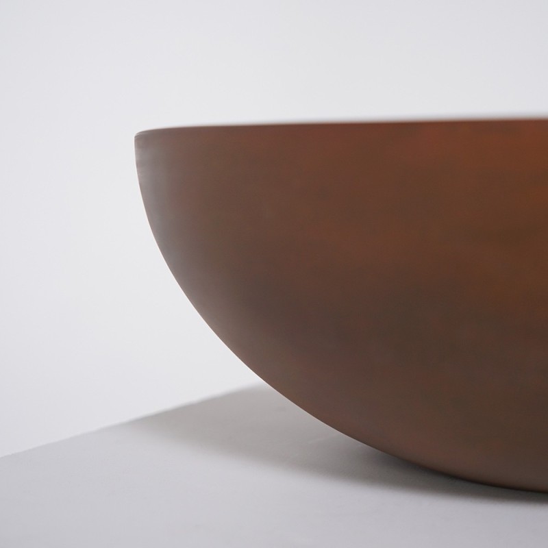 Rundes Waschbecken aus Beton - Vintage Braun - Urban Rock