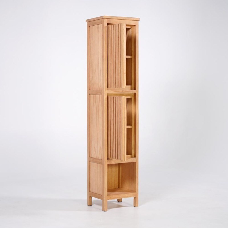 Badezimmersäule aus Massivholz - Rohini