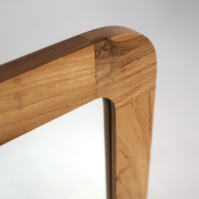 Rechthoekige badkamerspiegel 120 cm x 70 cm met afgeronde hoeken