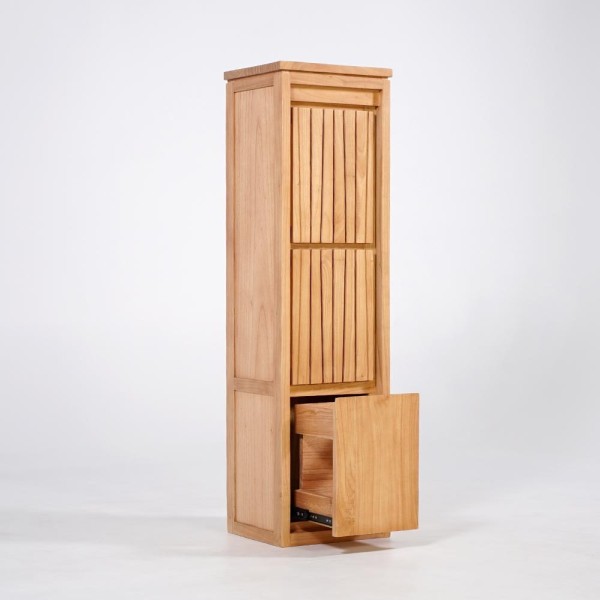 Badezimmersäule aus Teakholz - Neo