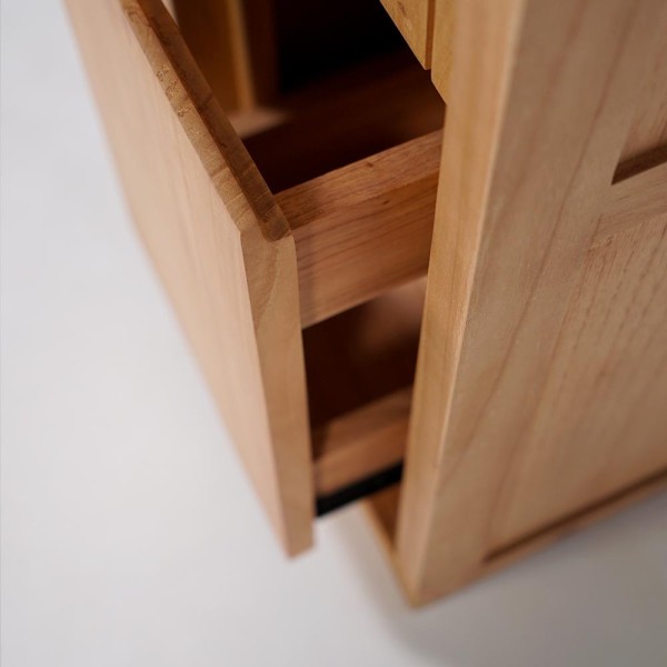 Badezimmersäule aus Teakholz - Neo