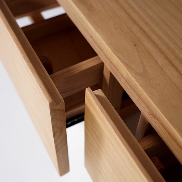 Aufsatzwaschtisch aus Massivholz 160 cm - Trinity