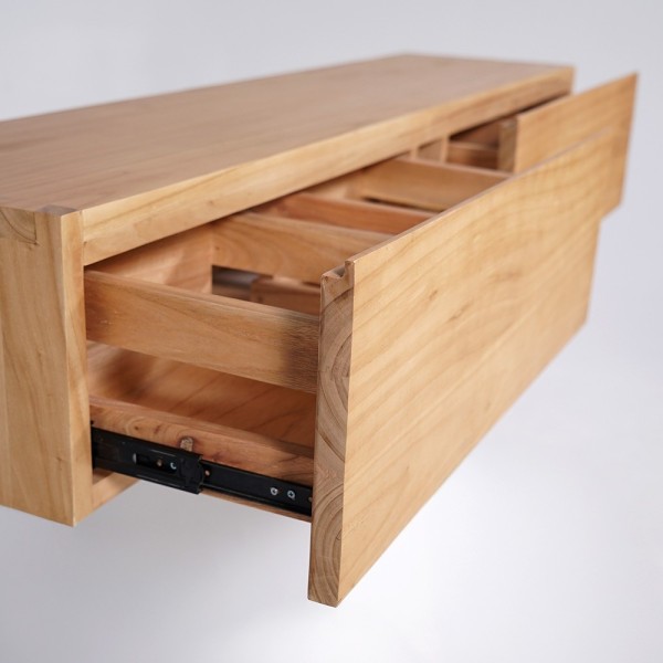 Aufsatzwaschtisch aus Massivholz 160 cm - Trinity