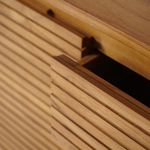 Waschtischunterschrank aus massivem Teakholz - Kama