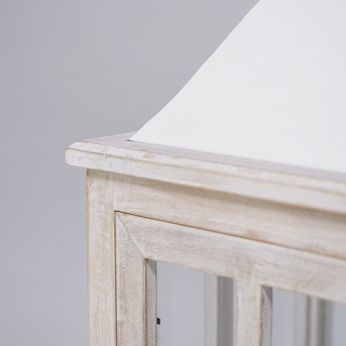 2er-Set Laternen aus Holz und Metall - Cottage