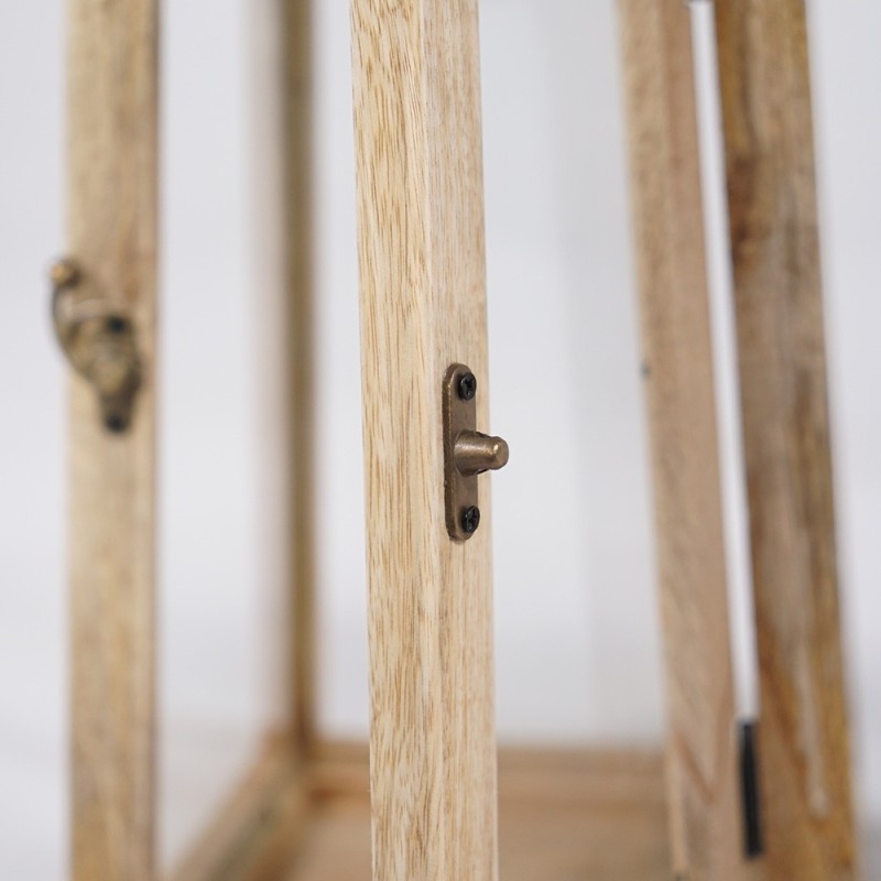 2er-Set Laternen aus Holz und Metall - Cap Ferret