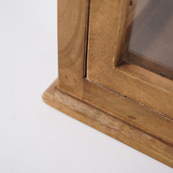 2er-Set Laternen aus Holz und Metall - Hudson