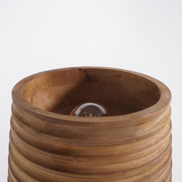 Stehlampe aus Naturholz - Nomade