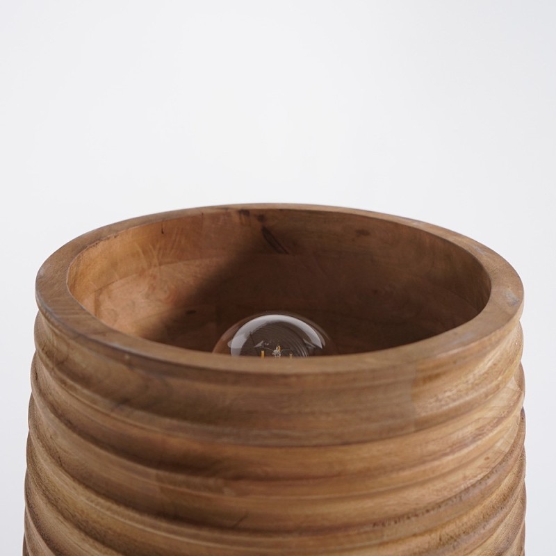 Stehlampe aus Naturholz - Nomade