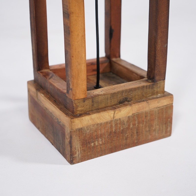 Stehlampe aus Naturholz - Heritage