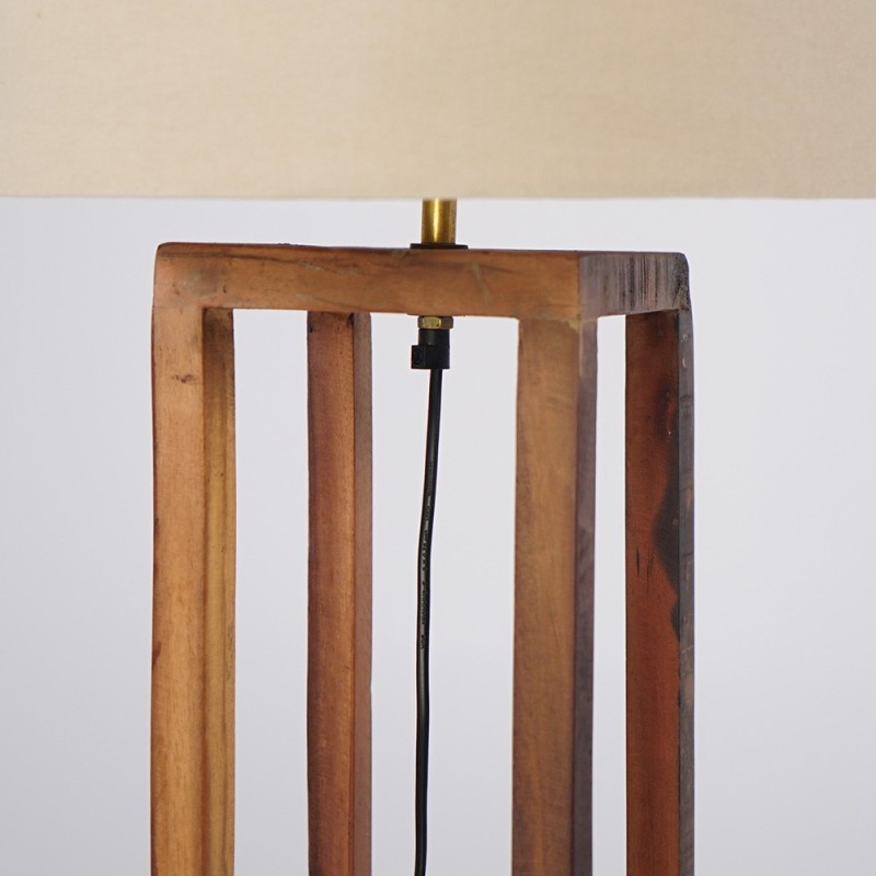 Stehlampe aus Naturholz - Heritage
