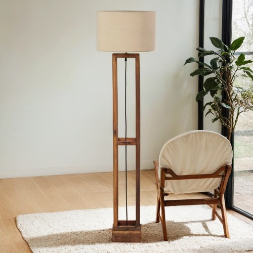 Stehlampe aus Naturholz - Heritage