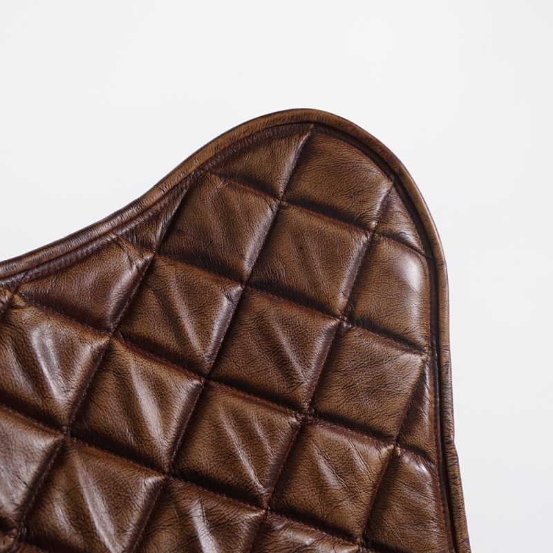 Schmetterlingsstuhl aus Leder - Lepidoptera