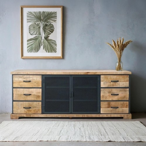 Industrielles Sideboard 200 cm - Cambridge