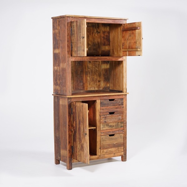 Highboard aus recyceltem Holz - Terra Nova