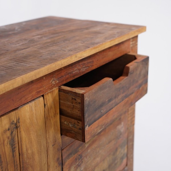 Anrichte 90 cm aus recyceltem Holz - Terra Nova