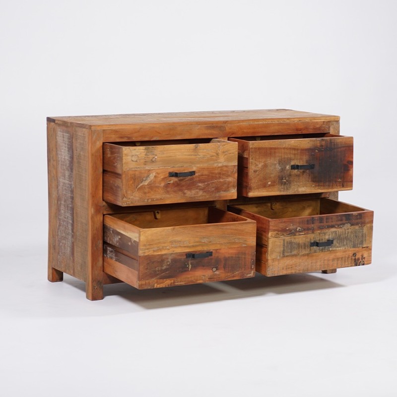 Kommode aus recyceltem Holz - Terra Nova
