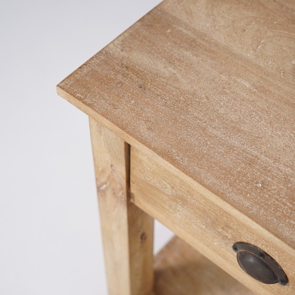 Konsole aus Naturholz mit 3 Schubladen - Timber
