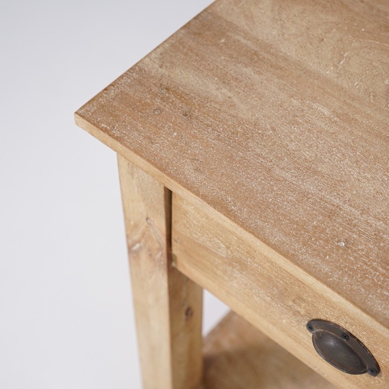 Konsole aus Naturholz mit 3 Schubladen - Timber