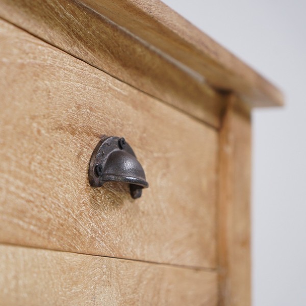 Konsole aus Naturholz mit 3 Schubladen - Timber