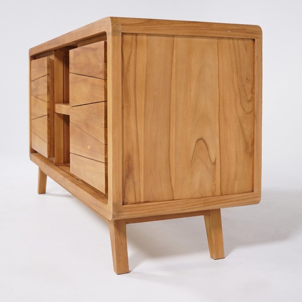 Waschtischunterschrank Doppelwaschbecken 140 cm - Sahar