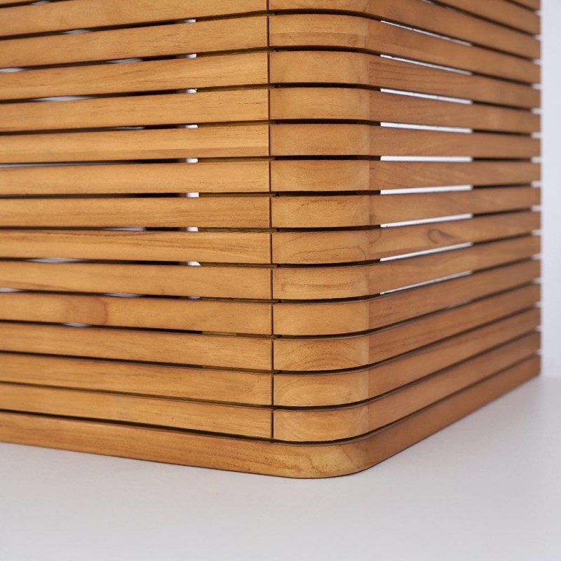 Hängeschrank aus Teak - Lattis