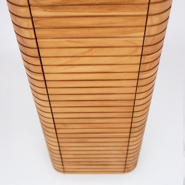 Aufbewahrungssäule aus Teakholz - Lattis