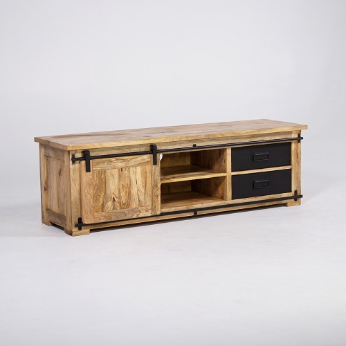 Industrielle TV-Möbel aus Holz und Metall 160 cm - Paris