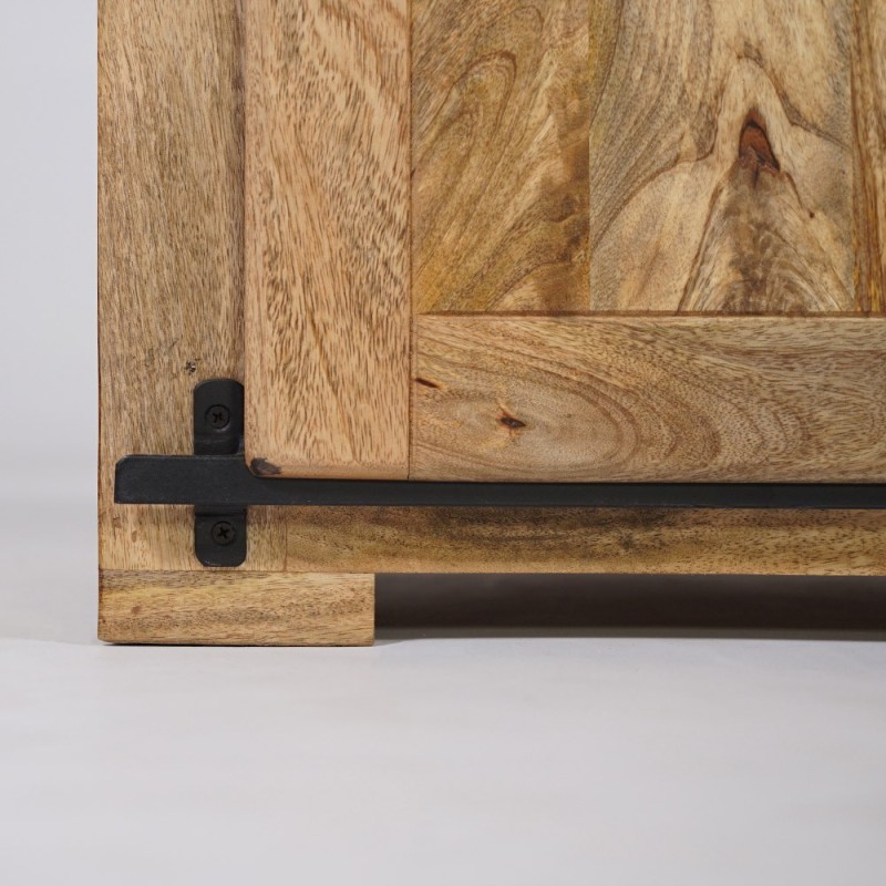Industrielle TV-Möbel aus Holz und Metall 160 cm - Paris