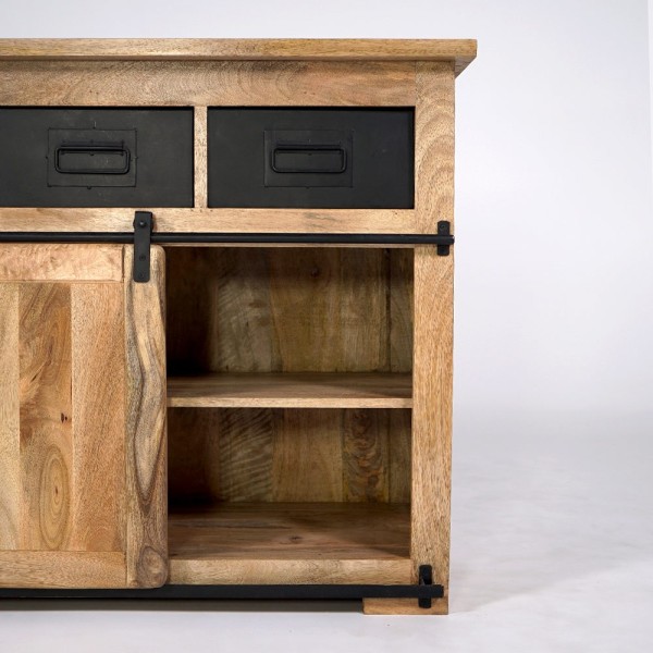 Industrielles Sideboard aus Holz und Metall 150cm - Paris