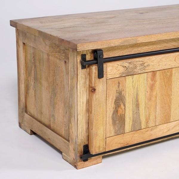Industrielle TV-Möbel aus Holz und Metall 200 cm - Paris