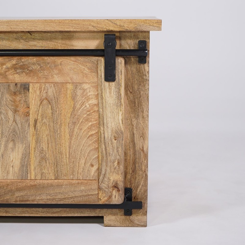 Industrielle TV-Möbel aus Holz und Metall 180 cm - Paris