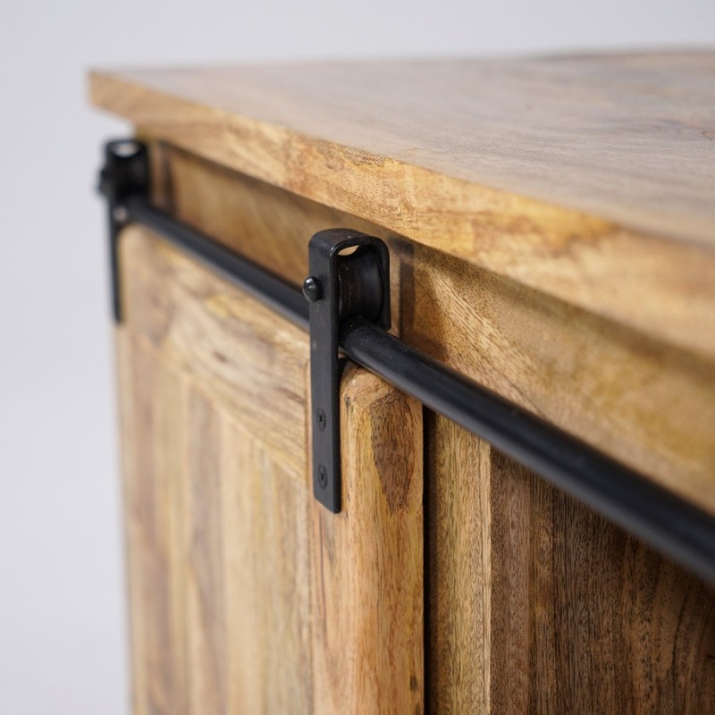 Industrielle TV-Möbel aus Holz und Metall 180 cm - Paris