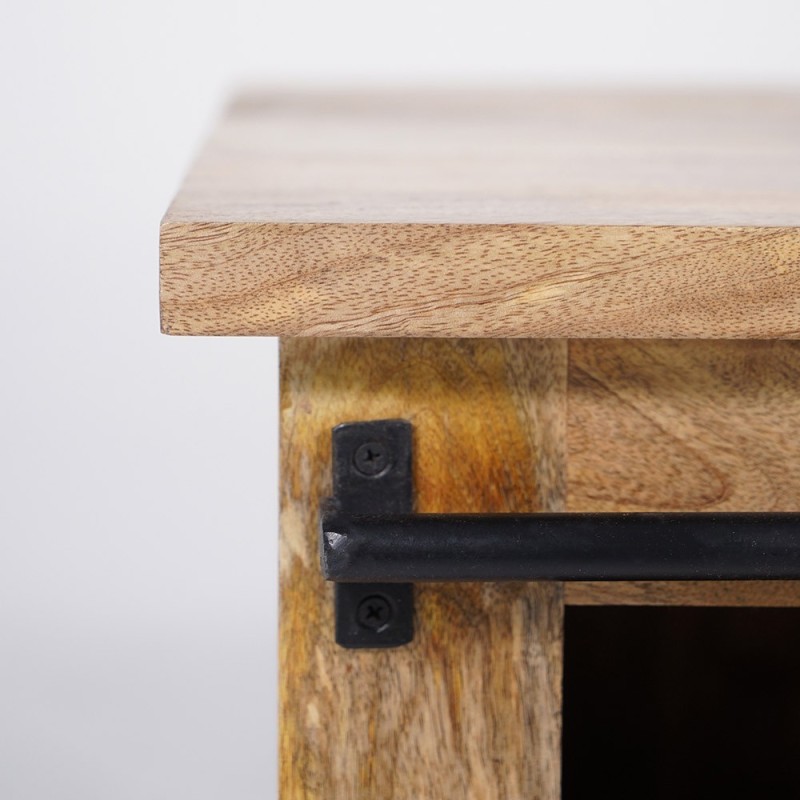 Industrielle TV-Möbel aus Holz und Metall 180 cm - Paris