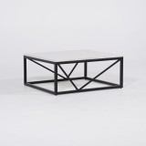 Quadratischer Couchtisch aus weißem Marmor - Verona