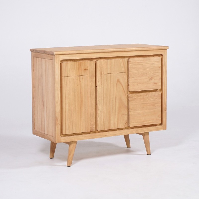Anrichte aus Naturholz 105 cm - Pragati