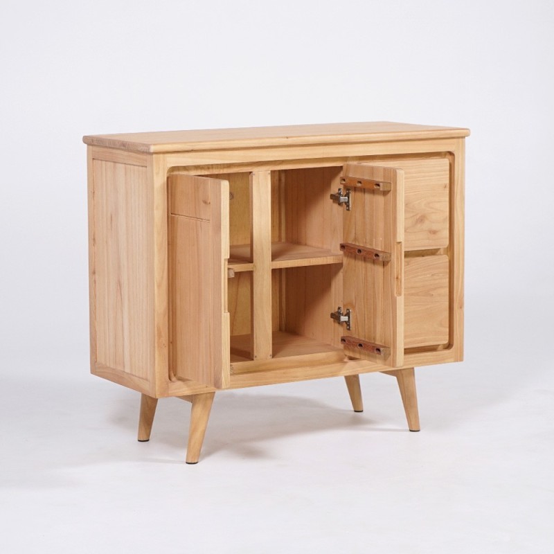 Anrichte aus Naturholz 105 cm - Pragati