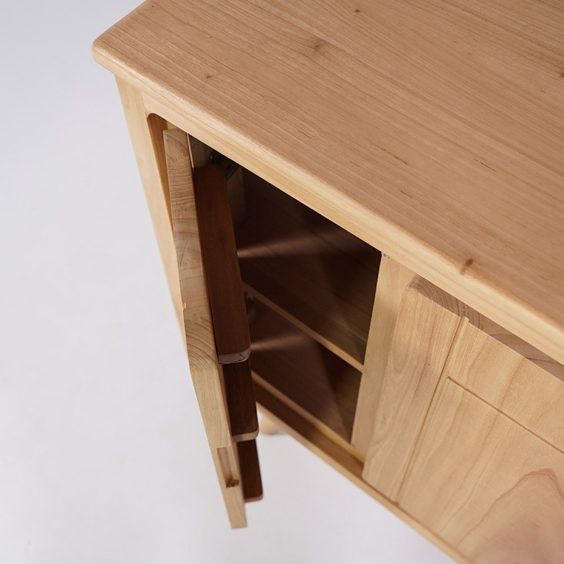 Anrichte aus Naturholz 105 cm - Pragati