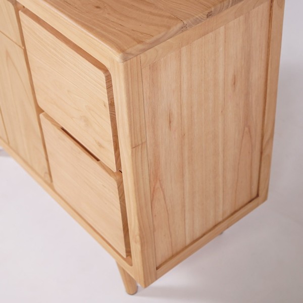 Anrichte aus Naturholz 105 cm - Pragati
