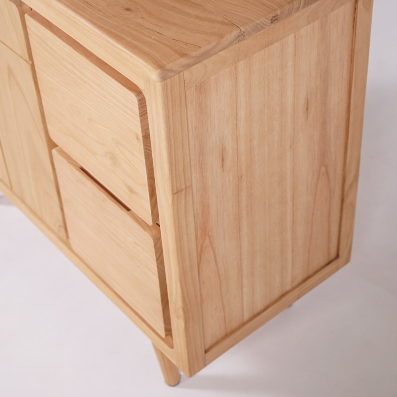 Anrichte aus Naturholz 105 cm - Pragati