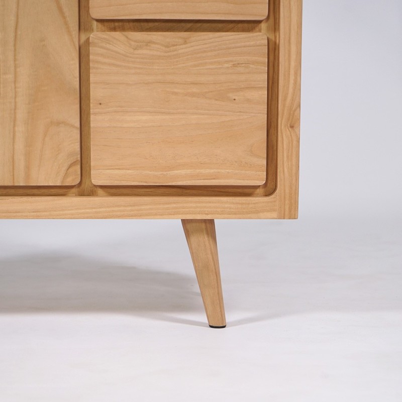Anrichte aus Naturholz 105 cm - Pragati