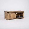 Industrielle TV-Möbel aus Holz und Metall 120 cm - Paris