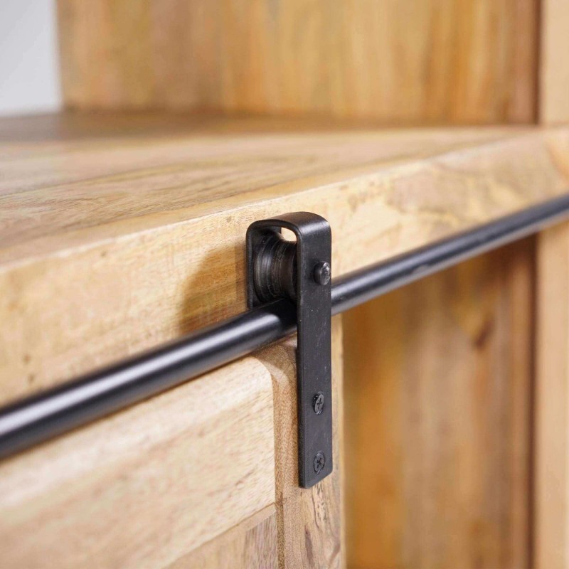 Bücherregal aus Holz und Metall 90cm - Paris