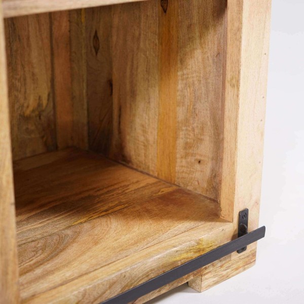 Bücherregal aus Holz und Metall 90cm - Paris