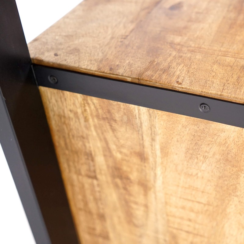 Regal aus Holz und Metall 90 cm – Kansas
