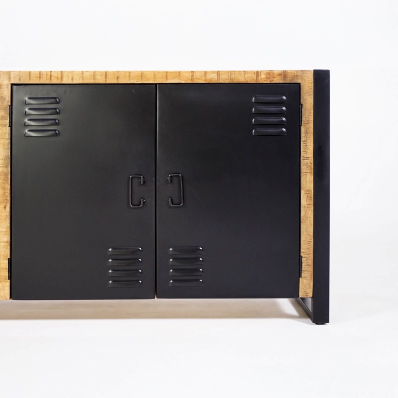 Anrichte aus Mangoholz und Metall - Kansas