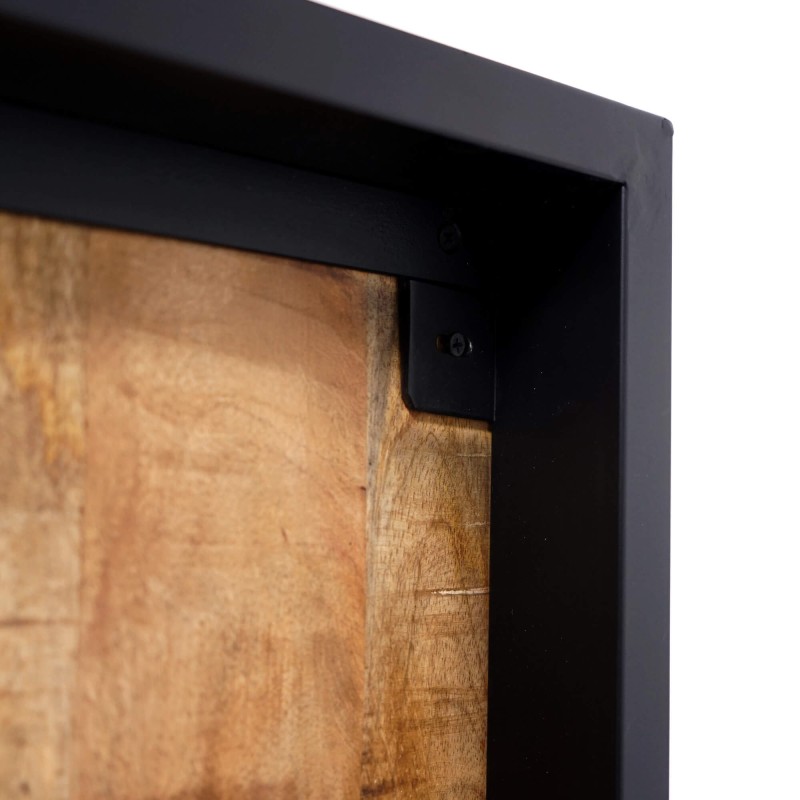 TV-Möbel 160 cm aus Massivholz und Metall - Kansas